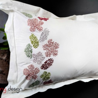 Pillowcase set - firework embroidery